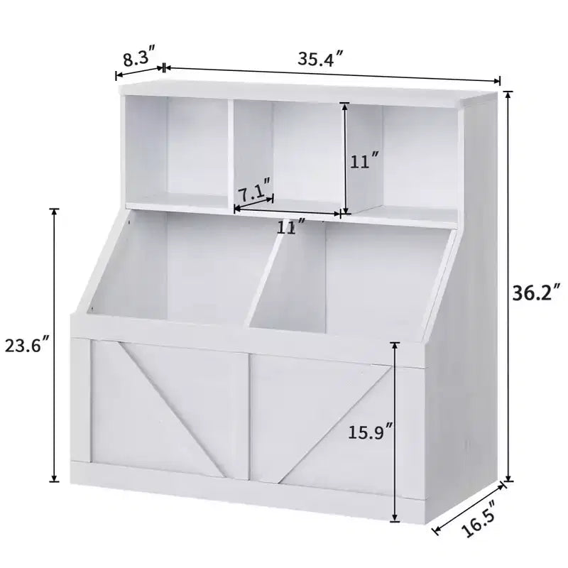 Organizador de almacenamiento de juguetes para niños, estantería y almacenamiento de juguetes para niños, organizador de juguetes de estantería para niños pequeños para habitaciones de niños, sala de juegos, dormitorio, guardería