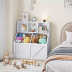 Organizador de almacenamiento de juguetes para niños, estantería y almacenamiento de juguetes para niños, organizador de juguetes de estantería para niños pequeños para habitaciones de niños, sala de juegos, dormitorio, guardería
