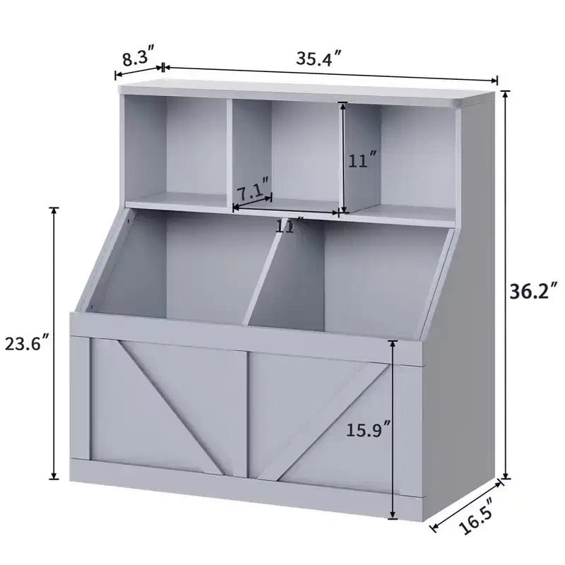 Organizador de almacenamiento de juguetes para niños, estantería y almacenamiento de juguetes para niños, organizador de juguetes de estantería para niños pequeños para habitaciones de niños, sala de juegos, dormitorio, guardería