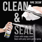Patas de tubería con brida redonda en H de alta resistencia de Pipe Decor de 1 pulg., para restaurar tableros de mesa de comedor de madera
