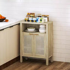 Aparador buffet con almacenaje, armario moderno auxiliar con estante ajustable, mueble bar