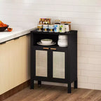 Aparador buffet con almacenaje, armario moderno auxiliar con estante ajustable, mueble bar