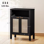 Aparador buffet con almacenaje, armario moderno auxiliar con estante ajustable, mueble bar