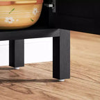Aparador buffet con almacenaje, armario moderno auxiliar con estante ajustable, mueble bar