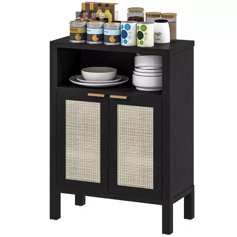 Sideboard Buffet Cabinet with Storage, Modern Accent Cabinet with Adjustable Shelf Bar Cabinet