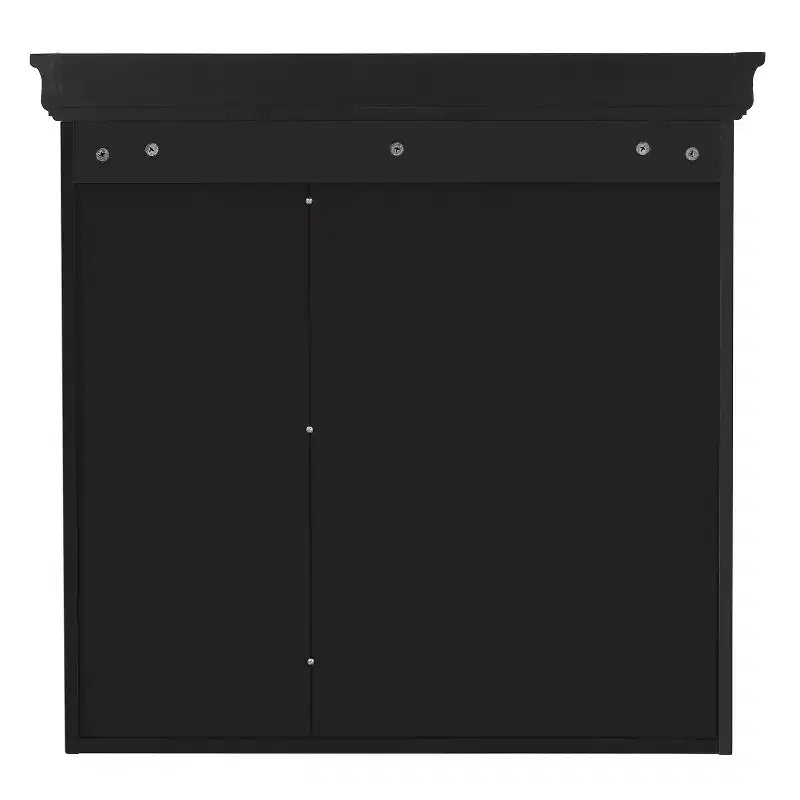 Botiquín rectangular FAMYYT de 76 cm de ancho x 71 cm de alto de MDF con espejo, estante ajustable, bisagras de cierre suave, estantes abiertos