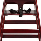 Sillas de comedor Whisen, silla elevadora para bebés, trona para bebés, doble madera maciza, fácil de limpiar