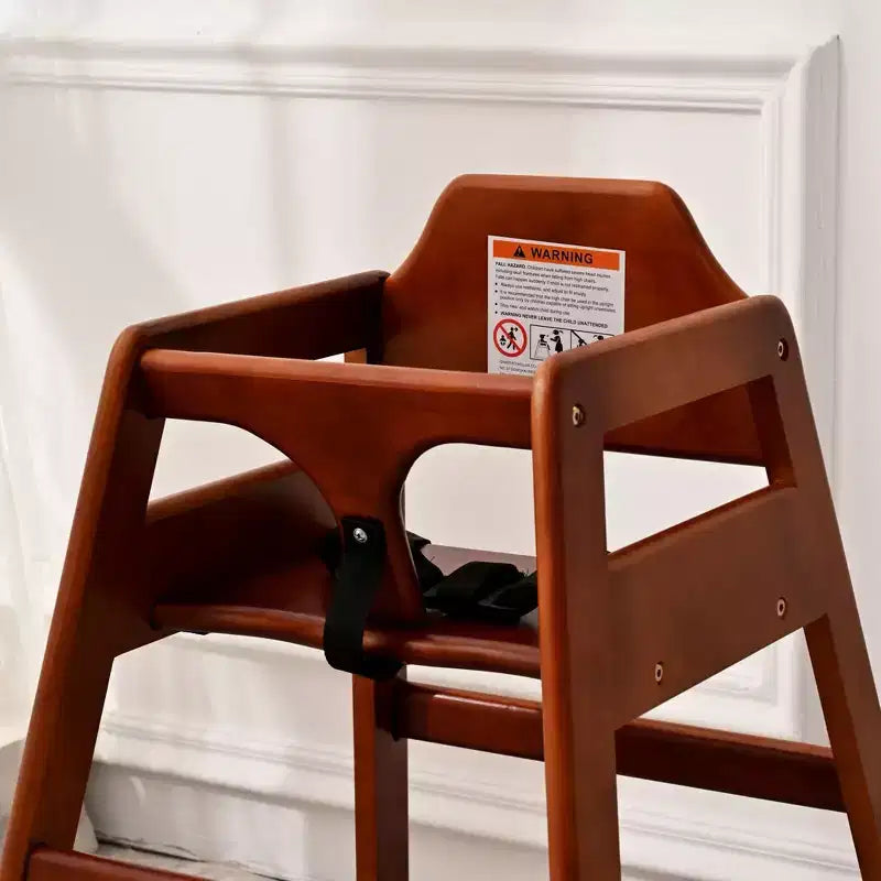 Sillas de comedor Whisen, silla elevadora para bebés, trona para bebés, doble madera maciza, fácil de limpiar