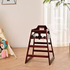 Sillas de comedor Whisen, silla elevadora para bebés, trona para bebés, doble madera maciza, fácil de limpiar