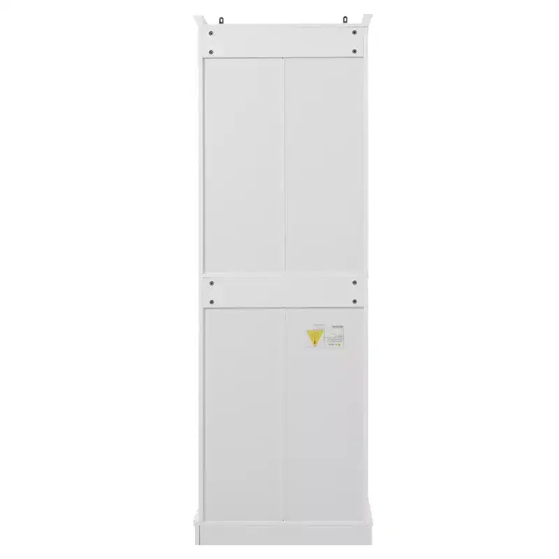 Armario de almacenamiento de baño independiente con cajón, estantes ajustables, puertas con bisagras amortiguadas, acabado pintado duradero, blanco - ModernLuxe