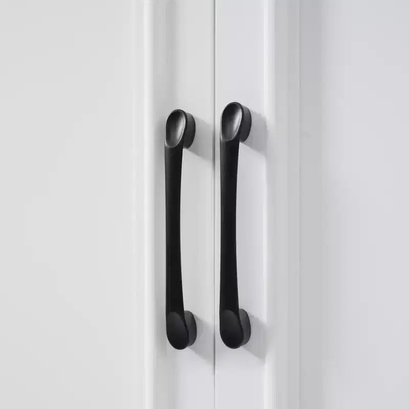 Armario de almacenamiento de baño independiente con cajón, estantes ajustables, puertas con bisagras amortiguadas, acabado pintado duradero, blanco - ModernLuxe