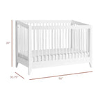 Cuna convertible 4 en 1 Babyletto Sprout con kit de conversión a cama infantil