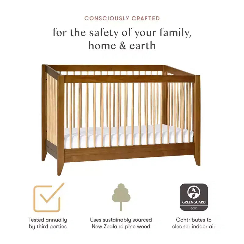 Cuna convertible 4 en 1 Babyletto Sprout con kit de conversión a cama infantil