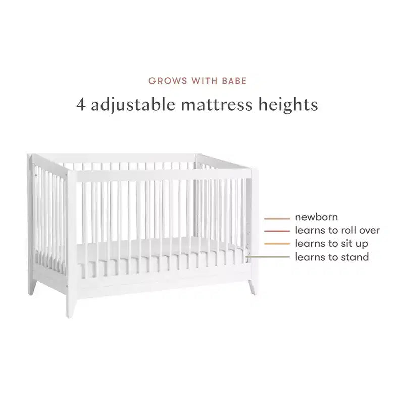 Cuna convertible 4 en 1 Babyletto Sprout con kit de conversión a cama infantil