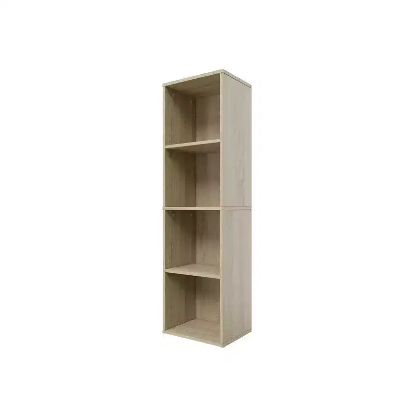 Homez Estantería Etagere Alta de Madera de 41.93 pulgadas con 4 estantes ajustables