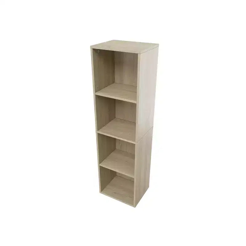 Homez Estantería Etagere Alta de Madera de 41.93 pulgadas con 4 estantes ajustables