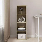 Homez Estantería Etagere Alta de Madera de 41.93 pulgadas con 4 estantes ajustables