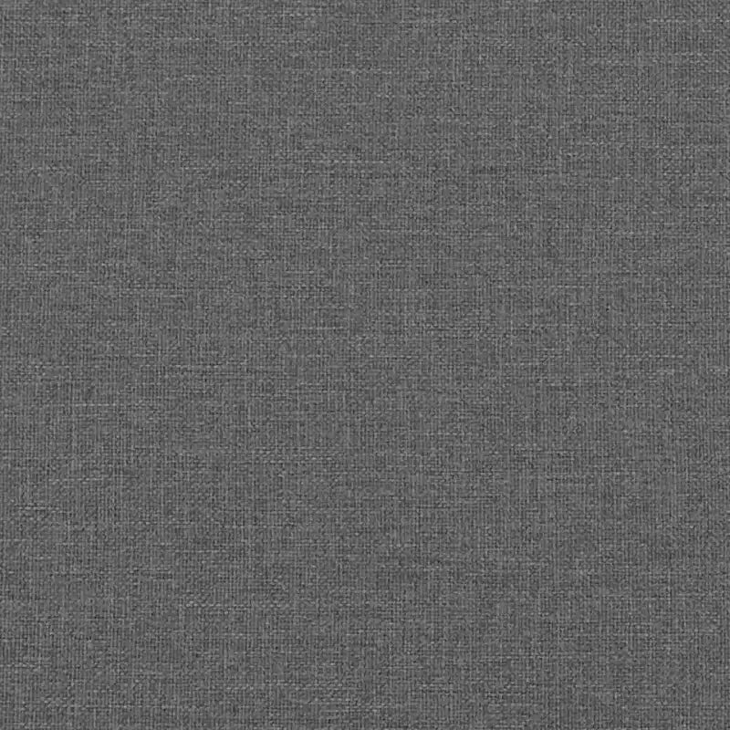 Sofá de 3 plazas gris oscuro 100 % poliéster, metal, textilene, espuma