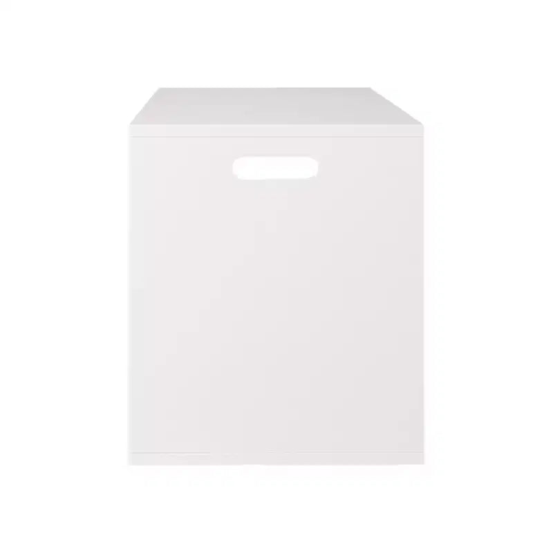 Caja de almacenamiento de juguetes abierta Whisen para niños, cubo organizador de madera, gran espacio de almacenamiento - Blanco