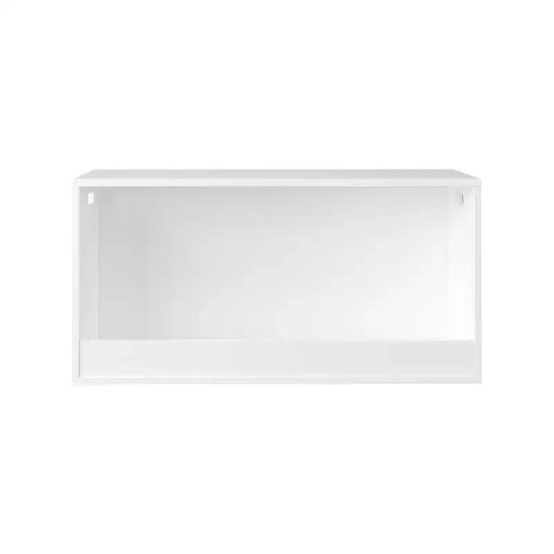Caja de almacenamiento de juguetes abierta Whisen para niños, cubo organizador de madera, gran espacio de almacenamiento - Blanco