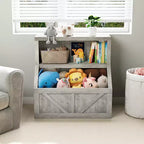 Estantería Infantil, Armario Organizador con Dispositivo Antivuelco, Caja Organizadora Impermeable para Niños Pequeños para Guardería, Sala de Juegos, Dormitorio, Pasillo