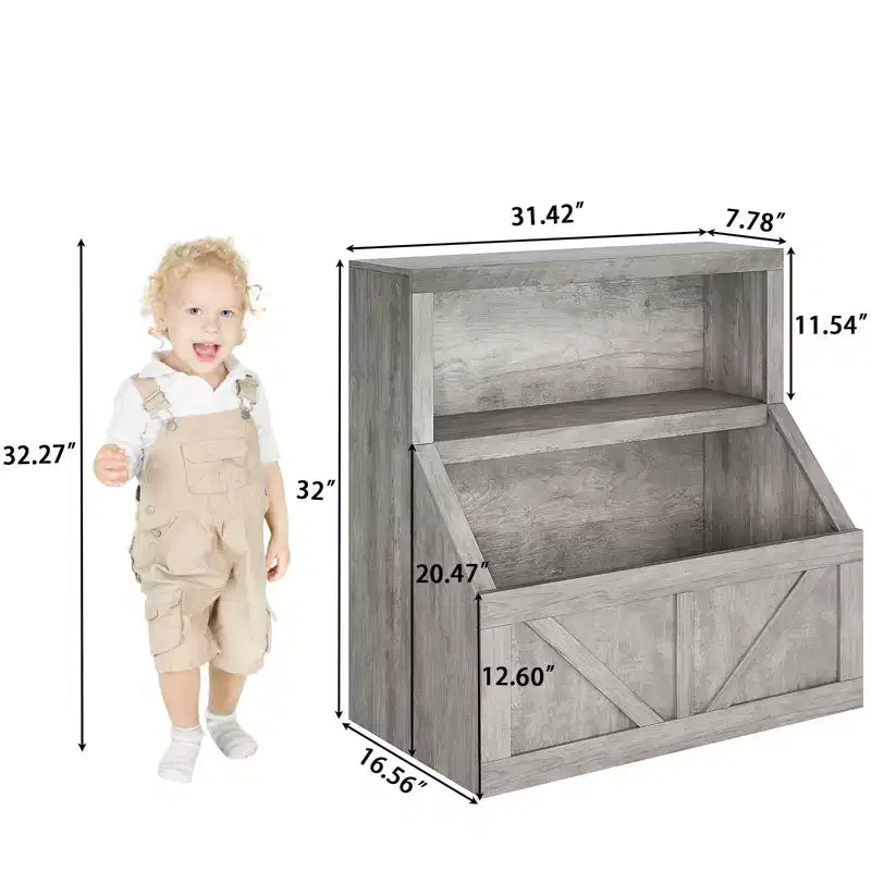 Estantería Infantil, Armario Organizador con Dispositivo Antivuelco, Caja Organizadora Impermeable para Niños Pequeños para Guardería, Sala de Juegos, Dormitorio, Pasillo