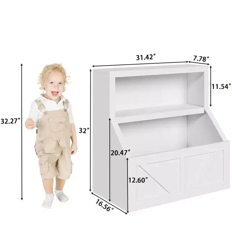 Estantería Infantil, Armario Organizador con Dispositivo Antivuelco, Caja Organizadora Impermeable para Niños Pequeños para Guardería, Sala de Juegos, Dormitorio, Pasillo