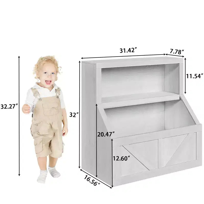 Estantería Infantil, Armario Organizador con Dispositivo Antivuelco, Caja Organizadora Impermeable para Niños Pequeños para Guardería, Sala de Juegos, Dormitorio, Pasillo