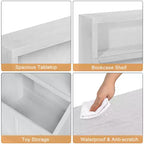 Estantería Infantil, Armario Organizador con Dispositivo Antivuelco, Caja Organizadora Impermeable para Niños Pequeños para Guardería, Sala de Juegos, Dormitorio, Pasillo