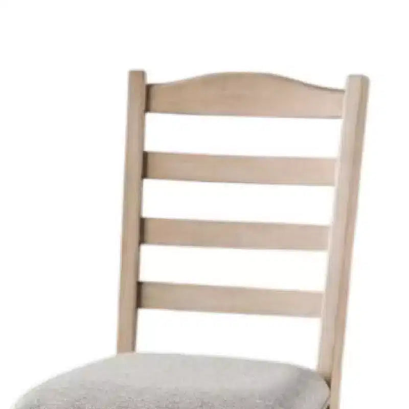 Juego de 2 sillas de comedor Royal Hampton, patas torneadas, madera maciza de color marrón claro