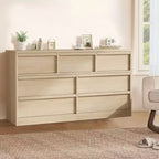 Cómoda, aparador de madera duradero con cajones y encimera espaciosa, muebles de dormitorio de estilo escandinavo, para sala de estar, pasillo