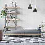 vidaXL Sofá Cama con Reposabrazos Sofá Sillón Reclinable Tumbona Tela