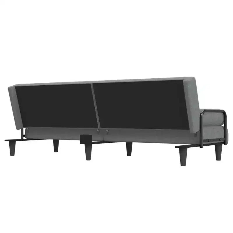 vidaXL Sofá Cama con Reposabrazos Sofá Sillón Reclinable Tumbona Tela