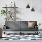 vidaXL Sofá Cama con Reposabrazos Sofá Sillón Reclinable Tumbona Tela