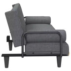 vidaXL Sofá Cama con Reposabrazos Sofá Sillón Reclinable Tumbona Tela