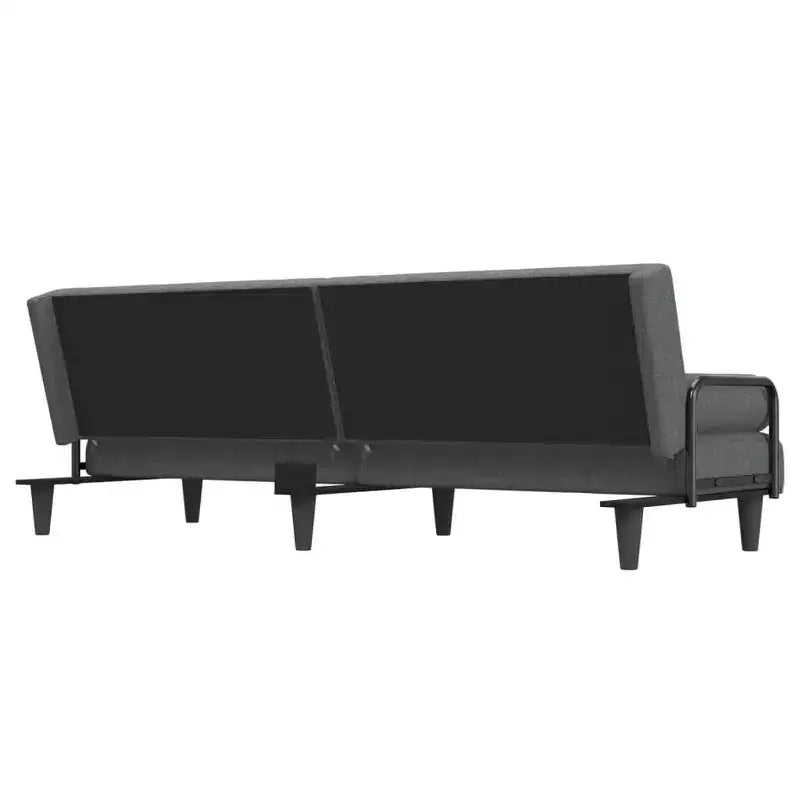 vidaXL Sofá Cama con Reposabrazos Sofá Sillón Reclinable Tumbona Tela