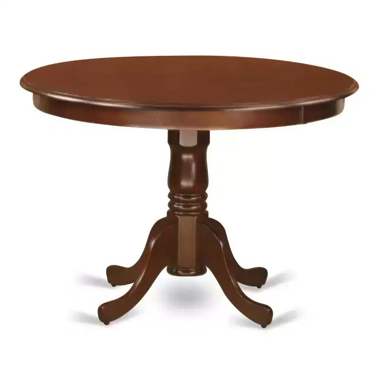 Juego de mesa redonda de cocina con 4 sillas - Mesa de comedor moderna y juego de comedor de madera