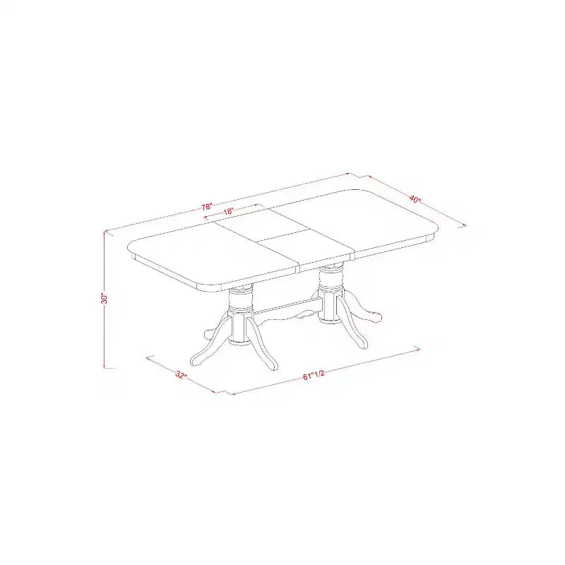Juego de comedor bohemio - Mesa y sillas para cocina o comedor - Estilo rústico moderno