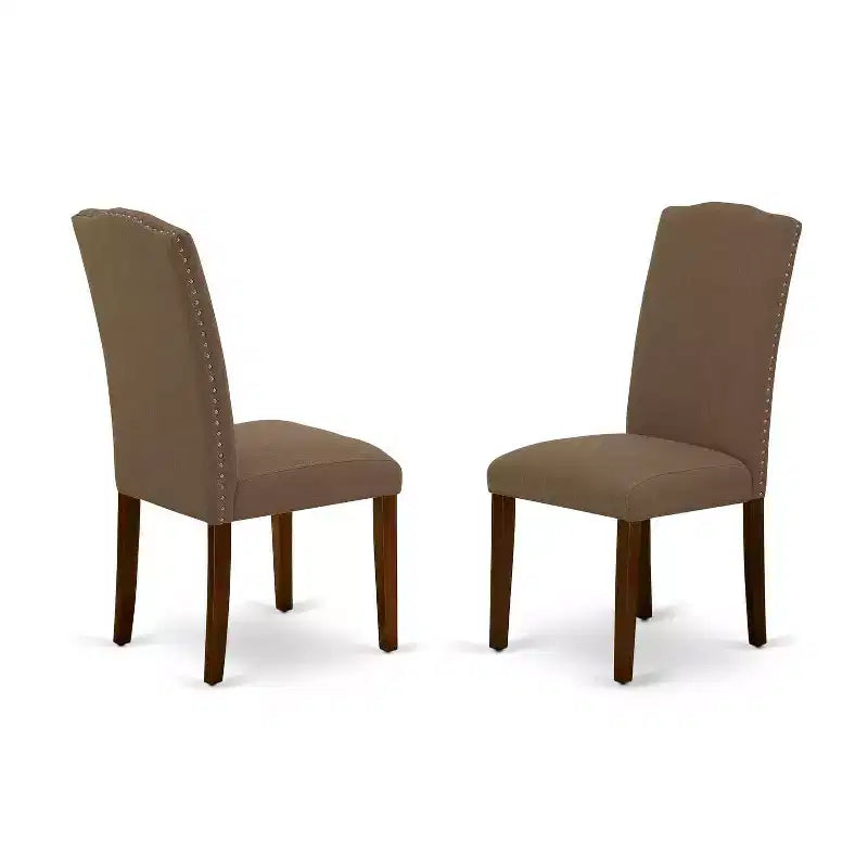 Juego de comedor rústico francés - Mesa rectangular de 3 piezas y 2 sillas - Mesa de 48/60 con extensión de mariposa