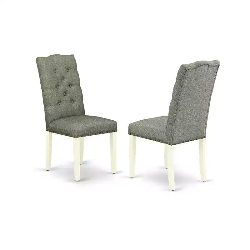 Mesa de comedor HomeStock de 6 piezas, rectangular, con acabado jacobino envejecido y tapa de madera maciza, con 1 banco y 4 sillas.