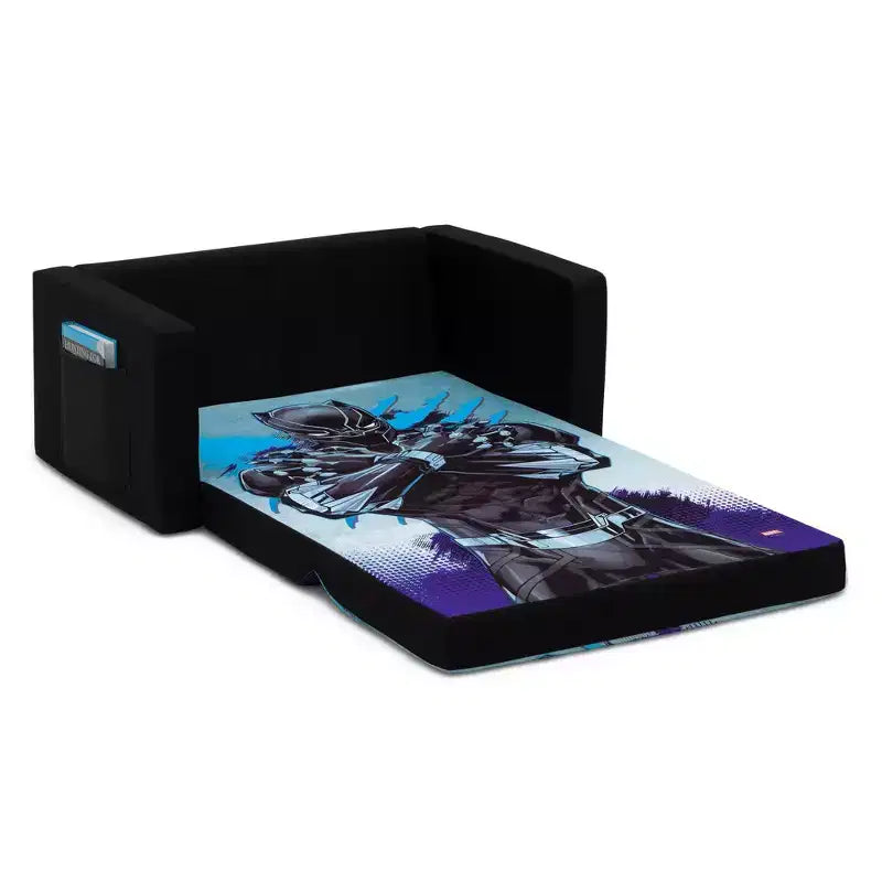 Sofá y sillón desplegable Cozee Black Panther de Delta Children