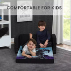 Sofá y sillón desplegable Cozee Black Panther de Delta Children