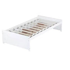 Cama de madera doble Luxystar con 2 cajones para habitaciones de huéspedes y niños