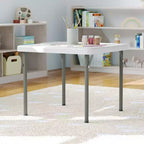 Flash Furniture Paige Mesa Plegable de Plástico para Niños con Patas con Bloqueo