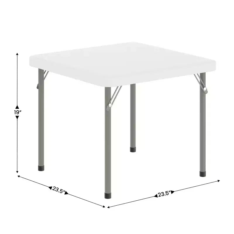 Flash Furniture Paige Mesa Plegable de Plástico para Niños con Patas con Bloqueo