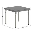 Flash Furniture Paige Mesa Plegable de Plástico para Niños con Patas con Bloqueo
