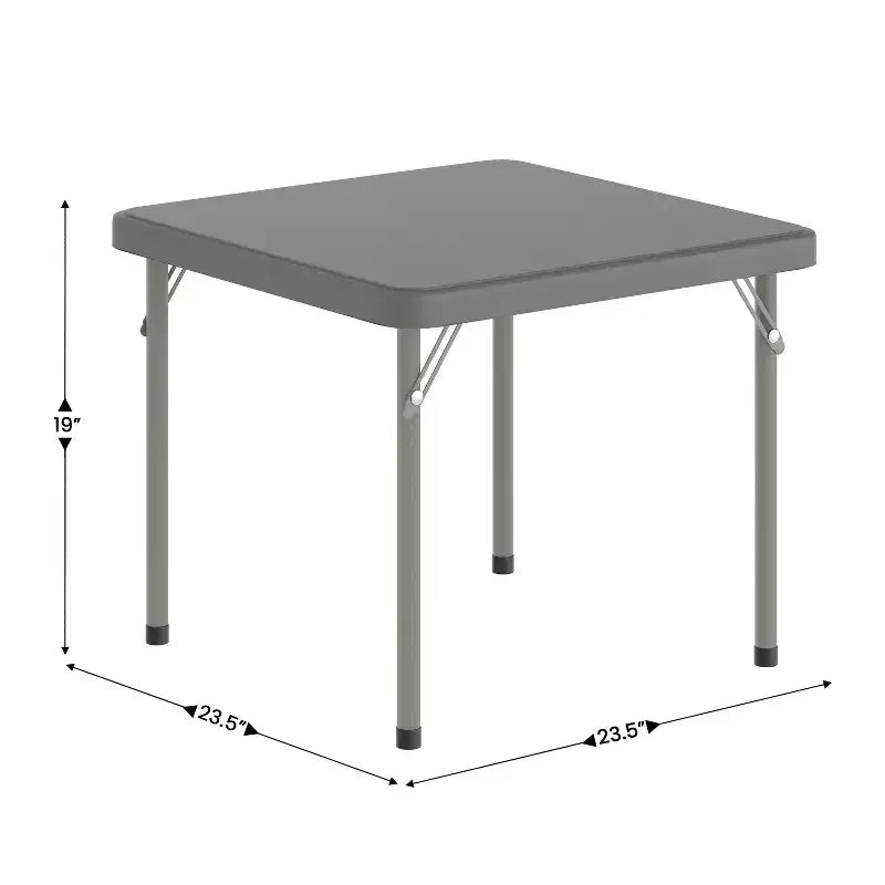 Flash Furniture Paige Mesa Plegable de Plástico para Niños con Patas con Bloqueo