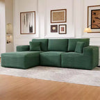 Sofá Seccional Modular PexFix con Chaise en Forma de L, Sofás Nube Modernos Tapizados con Cojines Decorativos para Sala de Estar Dormitorio
