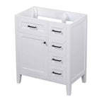 MAYEERTY 30 Mueble bajo de baño sin lavabo, con estructura sólida de MDF y cajones verdes