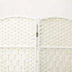 Mampara Plegable de 4 Paneles, 1.80 m de Altura, Biombo de Privacidad, Separador de Madera Independiente para Oficina en Casa